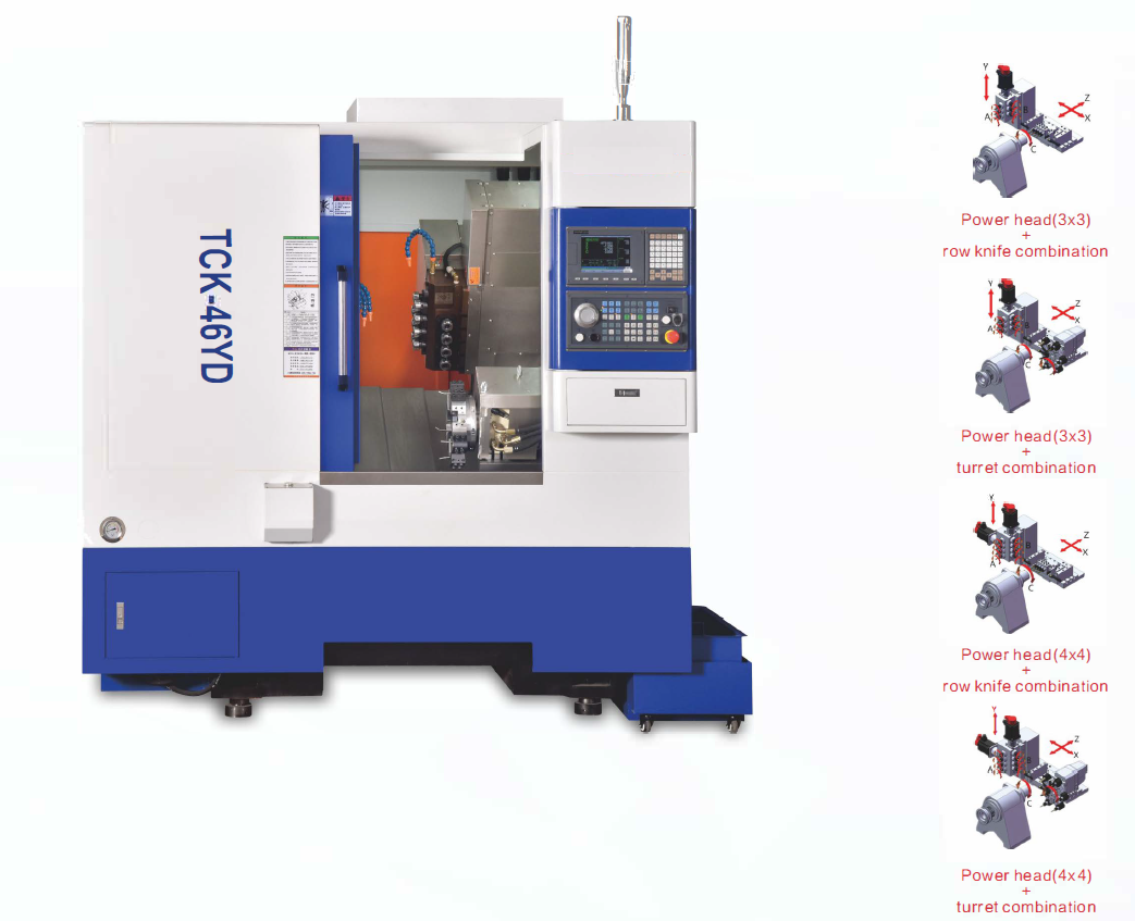 Turning and milling machine series-TCK-46YD