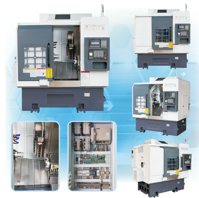 CK46-5+5+Y turning and milling machine tool