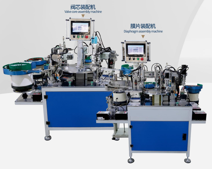 Gas Self closing Valve Assembly Semi-Auto Assembly Line